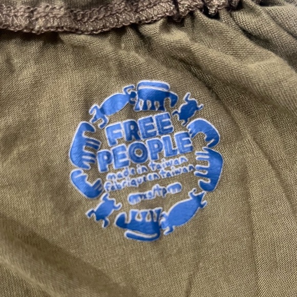 FP Olive Green Halter Top with Chain Detail - Picture 2 of 2